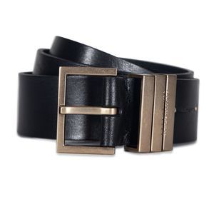 Women's 1.5 Inch Leather Belt With Metal Keeper, Adjustable & Simple Design,🐰